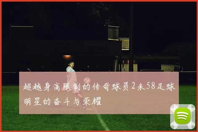 超越身高限制的传奇球员2米58足球明星的奋斗与荣耀