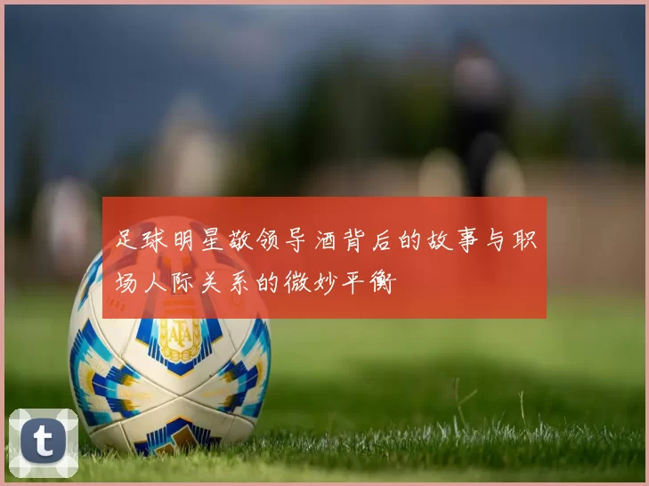 足球明星敬领导酒背后的故事与职场人际关系的微妙平衡