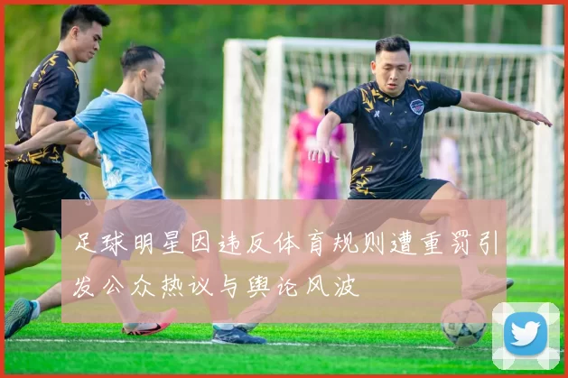 足球明星因违反体育规则遭重罚引发公众热议与舆论风波