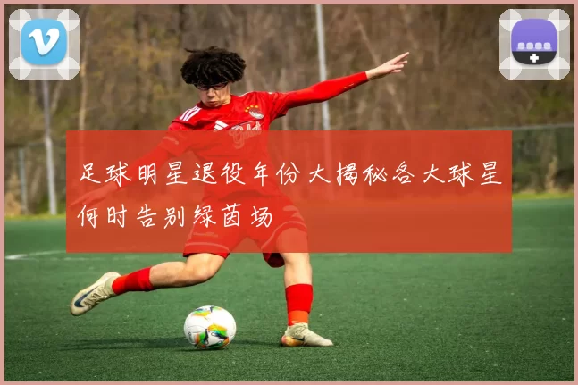 足球明星退役年份大揭秘各大球星何时告别绿茵场