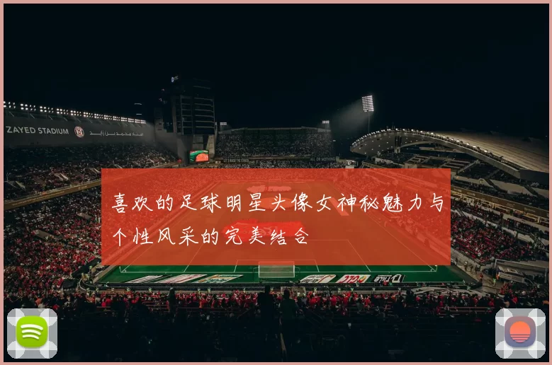 喜欢的足球明星头像女神秘魅力与个性风采的完美结合